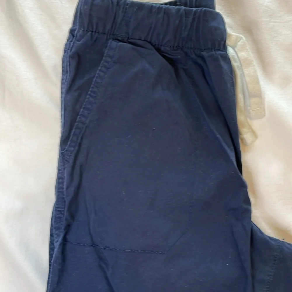 CAT & JACK  Boys 14 Navy Blue Stretch Straight‎ Fit Woven Pull-On Pants School